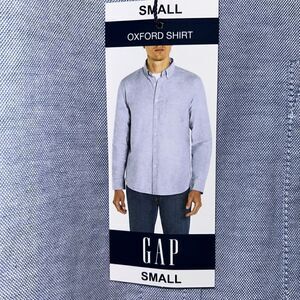 NEW Gap Mens Blue Oxford Shirt
